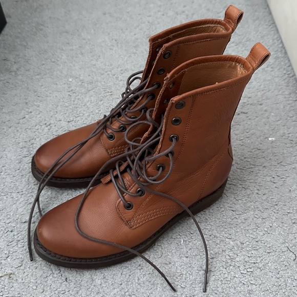 Frye Veronica Combat Boots - Picture 2 of 15